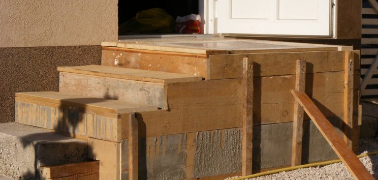 How to Build Wooden Steps over Concrete Steps