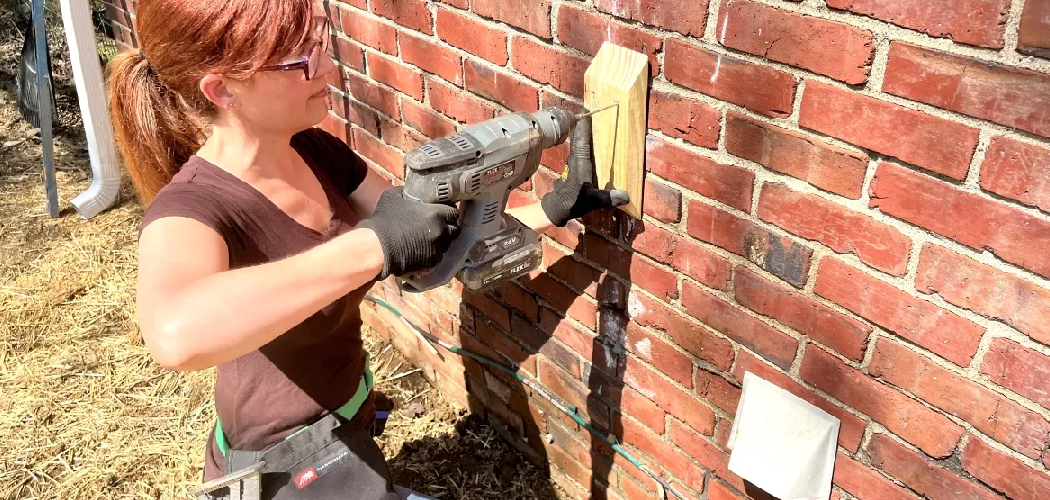 How to Drill Into Brick Without Cracking It | 8 Easy Steps